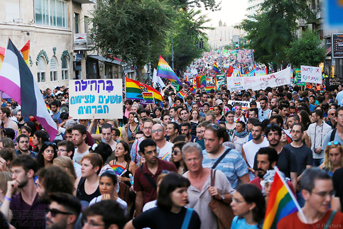 图集：第16届耶路撒冷LGBT骄傲巡游