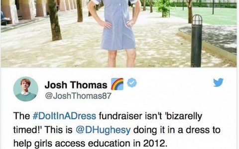 澳洲“穿裙”活动和同性婚姻论战意外帮非洲儿童筹款百万元