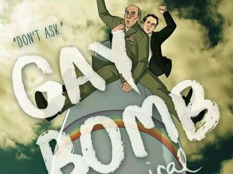 美国的这颗炸弹可以让敌军猛男全部变成同性恋？