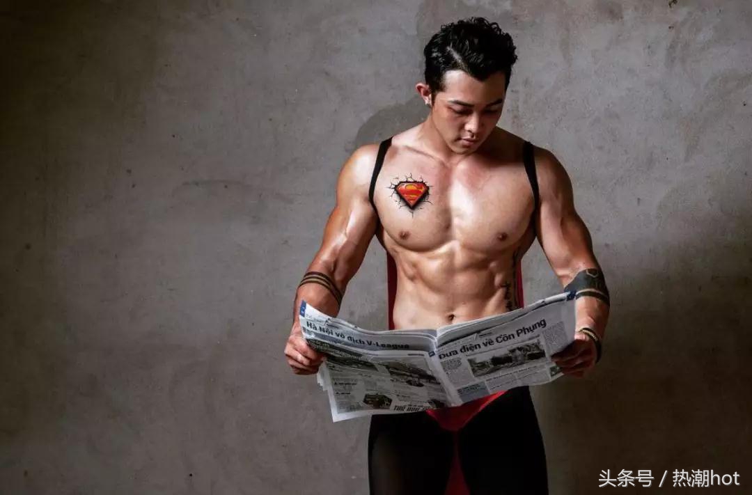 越南的健身肌肉帅哥，看着也还蛮舒服的